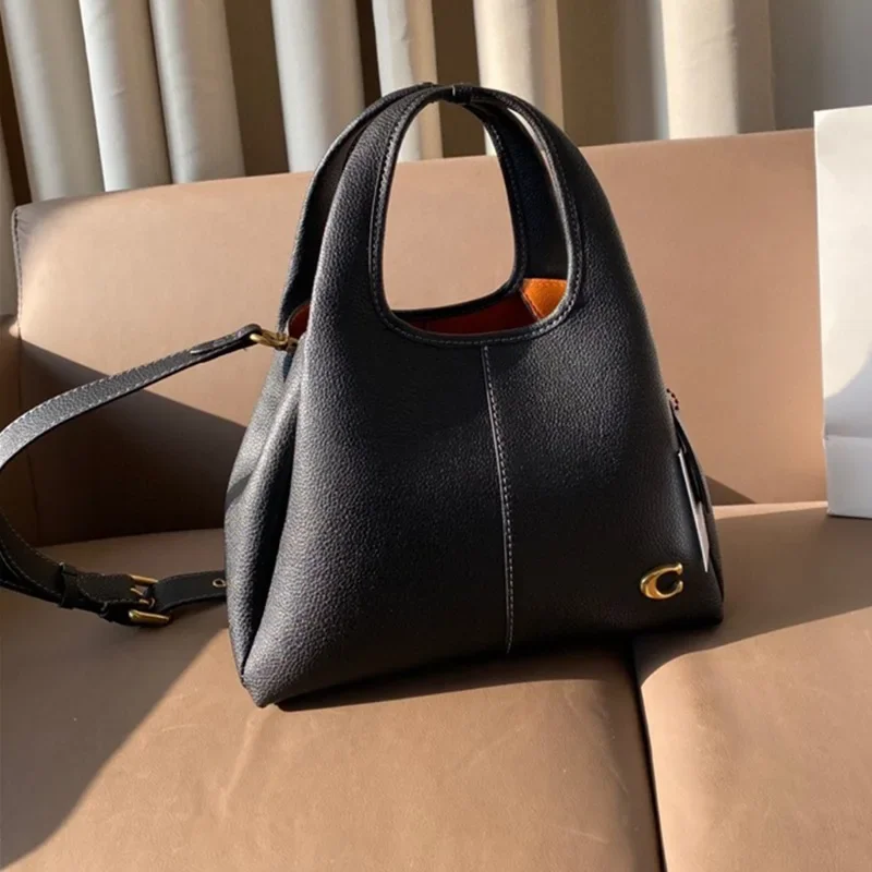 Sac femme motif litchi Lana23 panier de légumes sac à bandoulière rétro portable sac seau type seau 2025 nouveau Sac femme motif litchi Lana23 panier de légumes sac à bandoulière rétro portable sac seau type seau 2025 nouveau