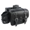 sac de selle universel noir pour moto, sacs latéraux de grande capacité, outil de rangement pour harley sportster xl 883 honda yamaha suzuki