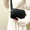 sac à main rectangulaire en cuir group pour femme, sacoche à bandoulière de luxe de styliste, solide, 100%, 2024