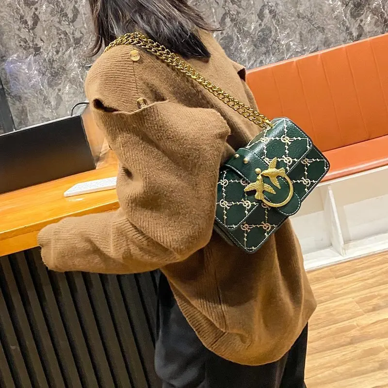 petit sac d'explosion de mode pour femmes, sac à portée oblique de conception de luxe polyvalente rétro, sac à main de mode pour les déplacements au travail