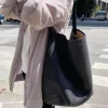cartable de grande capacité pour femmes, fourre tout simple à bandoulière, shopping, rangement en plein air, sac de courses, fournitures de meubles