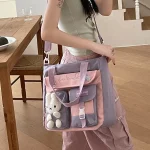 Sac fourre-tout, sac de transport pour étudiants, sac de tutorat pour étudiants du premier cycle du secondaire de grande capacité, sac à dos à bandoulière