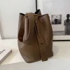 sac à main de grande capacité pour femme, sac à bandoulière décontracté polyvalent, mode minimaliste, initié, e27