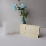 Sac à main de luxe de grande taille, valise circulaire, sac de mode, moule à bougie en Silicone