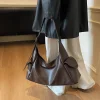 sac à main luxe sac bandoulière femme moods rétro sous les bras épaule hobo sacs pour femmes en cuir pu souple couleur pure grande capacité shopper fourre tout 2025 nouvelles tendances sacs à main