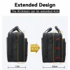 porte documents de grande capacité pour hommes, sac d'affaires 15.6 pouces 17 pouces 19 pouces, sac pour ordinateur portable, sacs à bandoulière, sacs à main en toile, sacoche