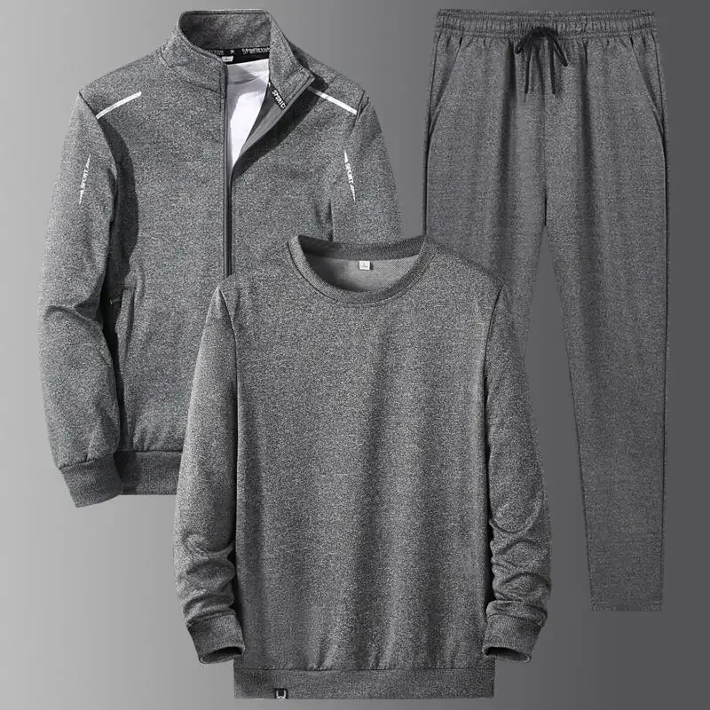 8xl hommes survêtements unisexe jogging costume marque de mode 3 pièces ensemble survêtement hommes printemps automne mode sweats à capuche pantalons de survêtement