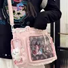 ballet fille a une grande appétit itabag japonais bidimension simple épaule bandoulière sac de marchandises cadeau pour les amis