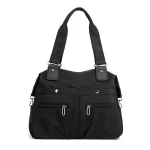Sac fourre-tout en nylon imperméable pour femme, sac à main initié, grande capacité, sac à bandoulière shopping, sacs de messager pour femme, sacs à main