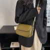 Advanced Bergamo-Petit sac de dégager rétro pour femme, sac messager polyvalent, sacs sous les bras, sac à bandoulière carré, mode populaire, nouveau, 2025