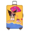 sanriou valise chariot boîte étui de voyage capot anti poussière fermeture éclair dessin animé mignon hello kitty ma mélodie boîte d'embarquement capot anti poussière