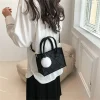 petit sac carré pour femme, sacs à main décontractés simples et polyvalents, sac messager polyvalent, feutre populaire, nouvelle mode, 2023