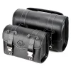 Sacoches de moto universelles, sac de fourche, pochette de bagage en cuir PU, sac à outils latéral, sac de selle pour Honda pour Bmw pour Suzuki