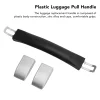 poignée de bagage en plastique, longueur 24.6cm, poignée de traction de valise portable et durable de remplacement avec embout en métal pour boîtes de voyage et étuis