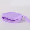 petit sac de rangement carré en silicone, porte monnaie, portefeuille pour écouteurs, bijoux, câble de chargement, organisateur de cartes, mini sac à cosmétiques de voyage