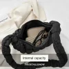 sacs à bandoulière plissés matelassés pour femmes sac rembourré sacs à main en nylon sac à main seau bulles de nuage hobo puffer sac fourre tout en nylon bolsas