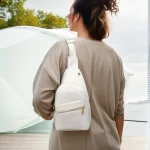 Sac de poitrine femmes sacs à bandoulière bandoulière décontracté Multi poches fronde messager sacs à bandoulière en plein air voyage déplacements sacoche sacs