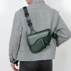 Sacs à bandoulière en cuir PU de couleur unie pour hommes sacs à bandoulière sac de poitrine bolsos para hombre sacoches hommes sac pour homme