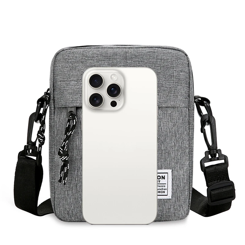 1pc sacoche pour hommes mode oxford tissu sac à bandoulière décontracté diagonale croisée mode main machine petit sac carré