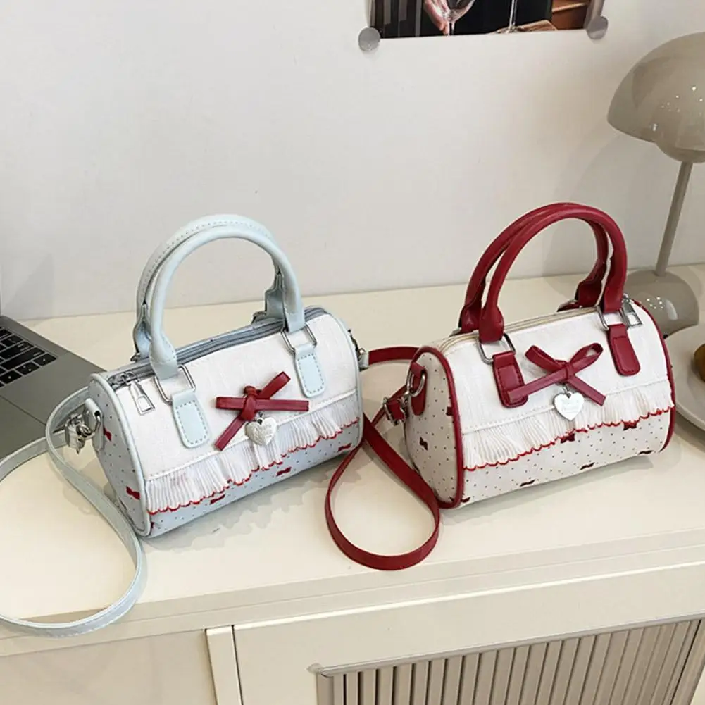 sac à main à nœud de grande capacité, sac à bandoulière simple étanche, sangle réglable, doux et mignon, fourre tout de shopping décontracté