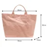 sac fourre tout, lettre rétro, sac à main polyvalent décontracté, minimaliste transparent, simple, banlieue, sac de grande capacité pour femmes