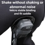 Sac de selle de vélo étanche 600D en cuir ultraléger sous le siège, sac arrière de vélo de route de montagne, accessoires