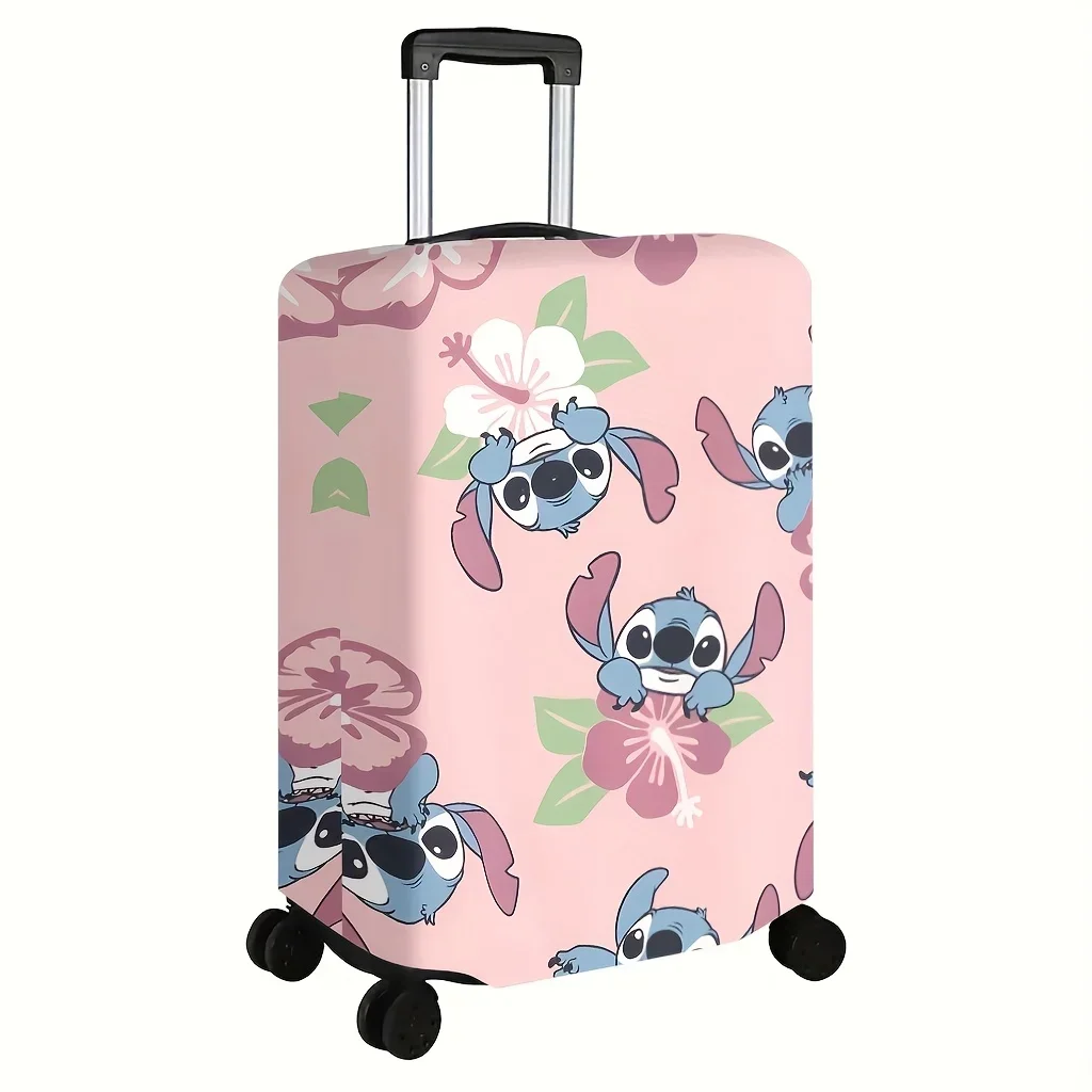disney stitch – valise légère, protection de bagage, adaptée aux hommes et aux femmes, équipement essentiel de voyage