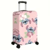 disney stitch – valise légère, protection de bagage, adaptée aux hommes et aux femmes, équipement essentiel de voyage