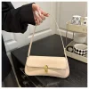 sacs baguette à serrure à la mode automne nouveau petit sac carré sac sous les bras polyvalent version coréenne de sac à main simple à une épaule