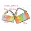 sac à main hobo de luxe avec poignée et strass brillants, pochette de soirée, bourse en cristal