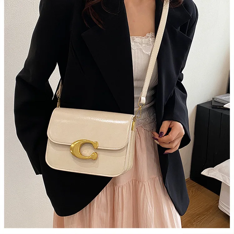 sac carré avec bretelles interchangeables, sac à bandoulière en chaîne et cuir pour femme, sac à bandoulière polyvalent et poignée supérieure