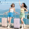 bagage extensible de grande capacité, valise trolley épaisse à ouverture frontale, valise de voyage résistante de 24 pouces, étudiant de 30 pouces