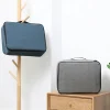 sac de rangement de documents multicouches de grande capacité avec serrure, valise d'évaluation de fichiers de certificat, étui à bombes de passeport, maison et voyage
