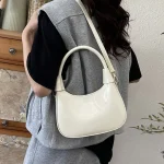 Sac fourre-tout classique en PU Hobo, élégant, grande capacité, sac sous les bras français, anti-éclaboussures, Texture Polyester d&rsquo;eau, sac à main de voyage