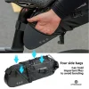 offbondage sac de vélo étanche 15l grande capacité sac de selle de vélo cyclisme pliable queue sac arrière vtt route coffre bikepacking
