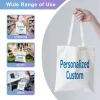 sacs fourre tout, sacs en toile avec motifs et texte de logo personnalisés, sacs à provisions pliables, sacs en toile avec logo imprimé adaptés aux campagnes publicitaires, sacs à main personnalisés pour femmes comme cadeaux d'anniversaire, sacs cadeaux de demoiselle d'honneur de mariage, souvenirs ou souvenirs de fête
