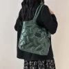 sac fourre tout matelassé pour femme, grande capacité, sacs à main rembourrés en duvet, chic, gonflé, décontracté, hiver, sac à provisions, nouveau, 2023