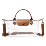 Mini sac à main de styliste de marque de luxe pour femmes, sacs transparents à la mode, petit sac à main, sac de Shopping, portefeuille, fourre-tout Transparent