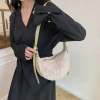 nouveau sac à main en paille à la mode pour femmes ; sac à bandoulière frais et élégant pour le travail et le shopping, polyvalent pour les femmes