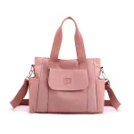 Sac fourre-tout en nylon imperméable pour femme, sac à main initié, grande capacité, shopping, sac à bandoulière, sac messager pour femme