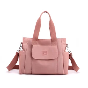 Sac fourre-tout en nylon imperméable pour femme, sac à main initié, grande capacité, shopping, sac à bandoulière, sac messager pour femme Sac fourre-tout en nylon imperméable pour femme, sac à main initié, grande capacité, shopping, sac à bandoulière, sac messager pour femme