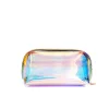 Sac de rangement pour pinceaux de maquillage, fourre-tout, sac de lavage Transparent pour femmes, pochette de maquillage à fermeture éclair, organisateur de toilette, sac à cosmétiques de voyage