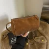 mode boston solide sacs à bandoulière faux daim simple haute qualité compact polyvalent sacs à bandoulière pour les femmes 2024 décontracté en vente