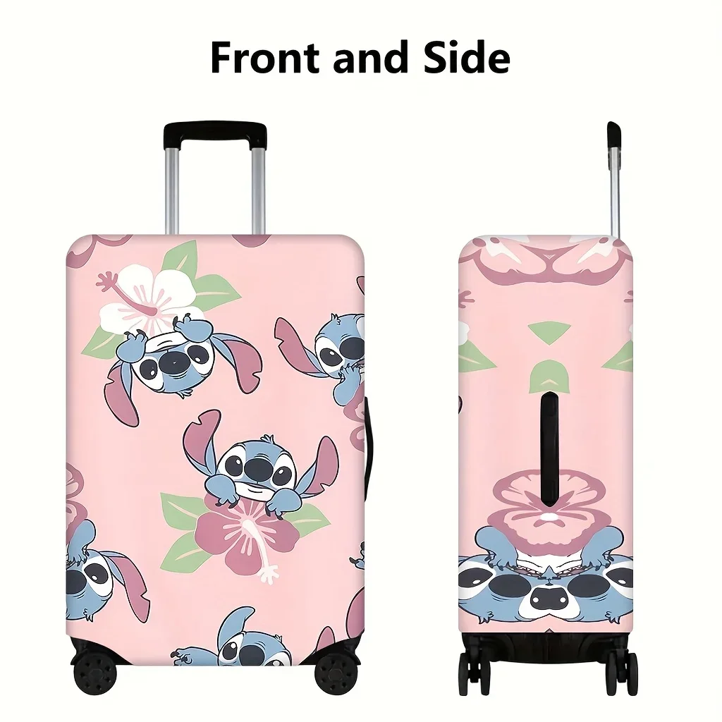 disney stitch – valise légère, protection de bagage, adaptée aux hommes et aux femmes, équipement essentiel de voyage