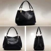 sac à main grande capacité pour femmes, fourre tout pour les déplacements quotidiens, sac à bandoulière imprimé crocodile, visage brillant, shopping