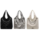 Sac Hobo à bandoulière imprimé camouflage pour femmes, grand fourre-tout en cuir PU, sacoche légère et souple, sac d&rsquo;école pour étudiants