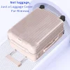 housse transparente applicable pour bagages essentiels rimowa, housse transparente 21/26/30 pouces, housse de protection pour valise rimowa salsa