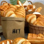 Mini modèle Baguette doux, cadeau réaliste et mignon, jouet compagnon de cuisine, délicieux sac de crème glacée à gaufres dorées, petit Kit de jeu 5 pouces, 4 pièces