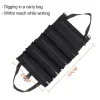 sac seau à outils résistant à l'eau avec poignées, rangement multi poches pliable pour la réparation de voiture/camping/organisation des outils de quincaillerie