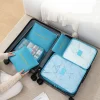 Ensemble de 6 sacs de rangement d’accessoires de valise de voyage pour vêtements, chaussures et cosmétiques Ensemble de 6 sacs de rangement d’accessoires de valise de voyage pour vêtements, chaussures et cosmétiques